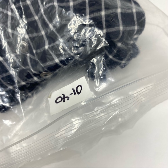 Anthropologie Maeve Sara Smocked Shirtdress in Navy Size Small - Picture 10 of 10